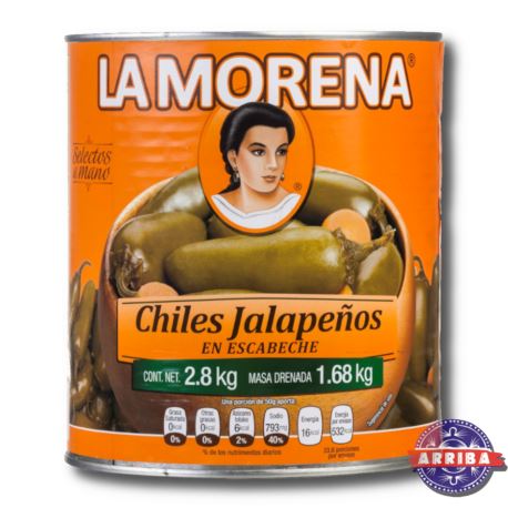 Jalapeno Chili Całe 2800g La Morena