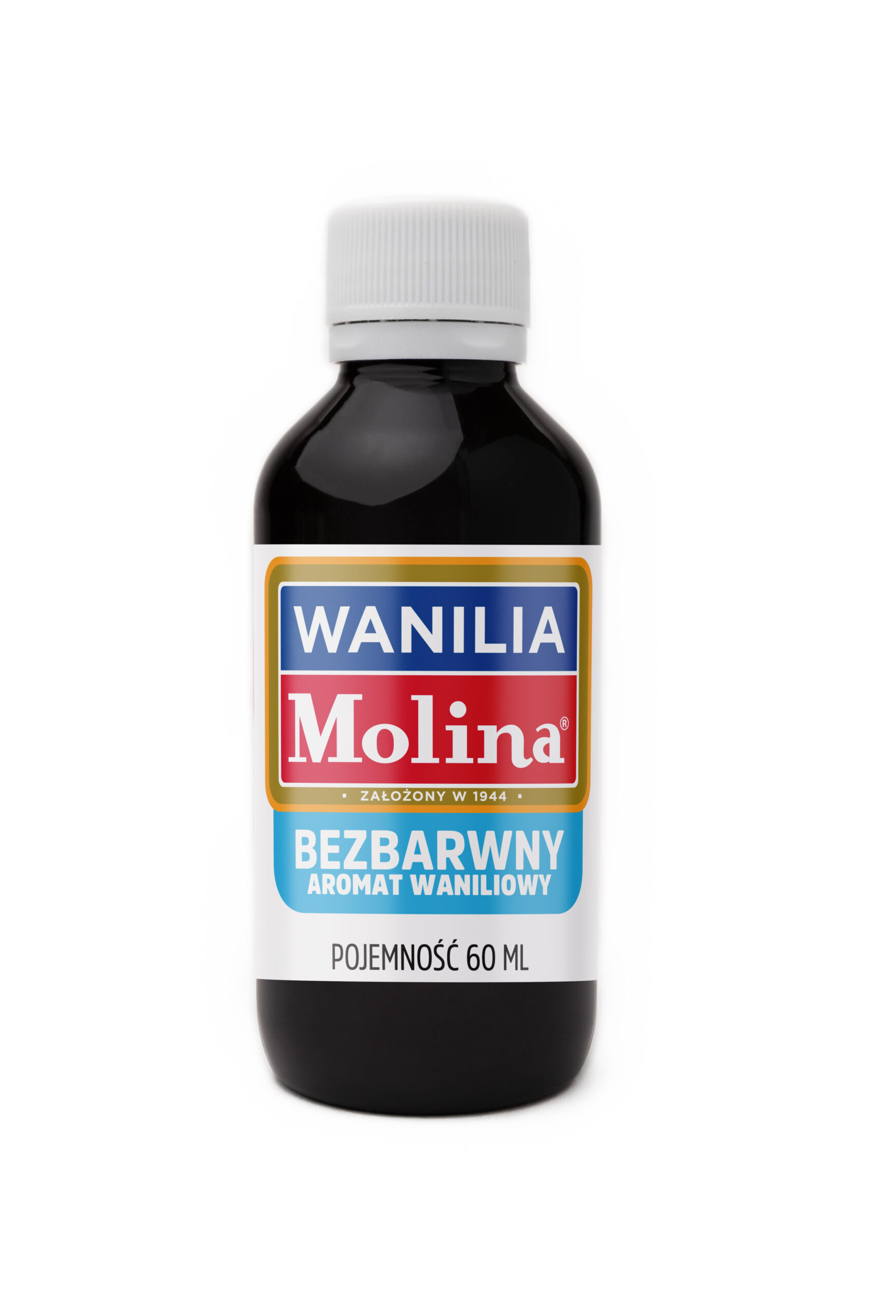 Molina bezbarwny aromat waniliowy butelka plastikowa 60ml
