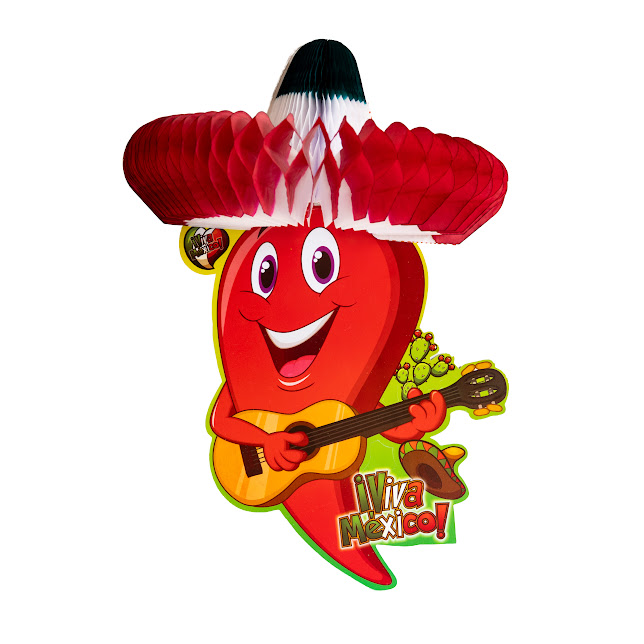 papierowa papryczka chili papel picado sombrero chile