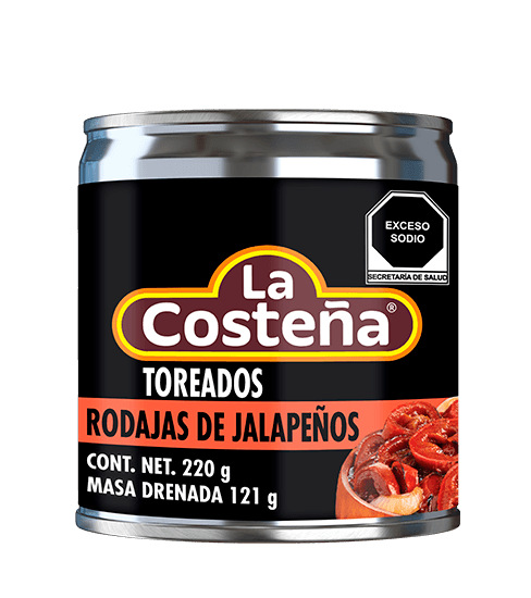 Papryka Jalapeno Czerwona Grillowana Krojona w Plastry 220g La Costena - Toreados Rodajas de Jalapenos